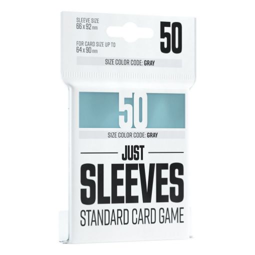 Imagen de PROTECTORES DE TARJETA - SLEEVES STANDARD EUROPEAN 66MMX92MM 50CT. JUST SLEEVES