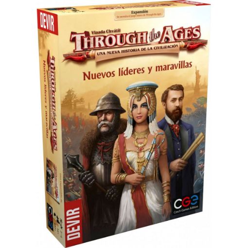 Imagen de THROUGH THE AGES: EXPANSION NUEVOS LIDERES Y MARAVILLAS