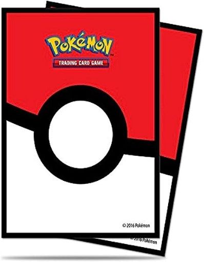 Imagen de PROTECTORES DE TARJETA -POKEMON SLEEVES POKEBALL STANDARD DECK PROTECTOR 2-1/2"X3-1/2" 65CT.ULTRA PRO