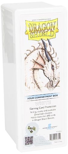 Imagen de CAJA ORGANIZADORA DE 4 COMPARTIMENTOS - STORAGE BOX 4 COMPARTMENTS WHITE - DRAGON SHIELD