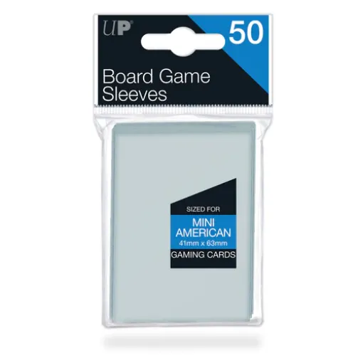 Imagen de PROTECTORES DE TARJETA - SLEEVES MINI AMERICAN BOARD GAME 41MMX63MM 50CT. ULTRA PRO