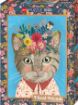 Imagen de ROMPECABEZAS FLORAL FRIENDS PRETTY FELINE 1000 PIEZAS