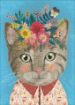 Imagen de ROMPECABEZAS FLORAL FRIENDS PRETTY FELINE 1000 PIEZAS