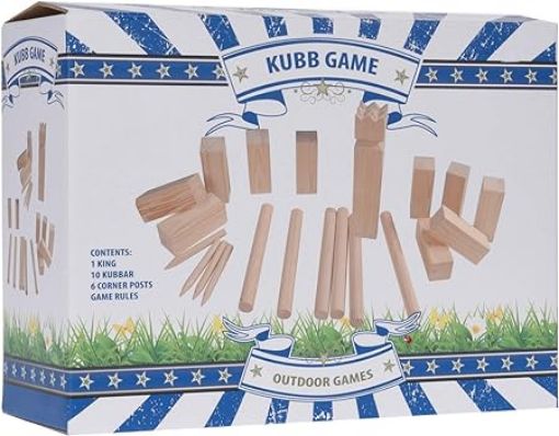 Imagen de KUBB JUEGO DE PATIO EN SET 21 PIEZAS