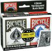 Imagen de NAIPE BICYCLE STANDARD INDEX 4 PACK - BLACK & RED