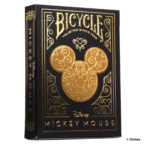 Imagen de NAIPE BICYCLE DISNEY BLACK & GOLD MICKEY