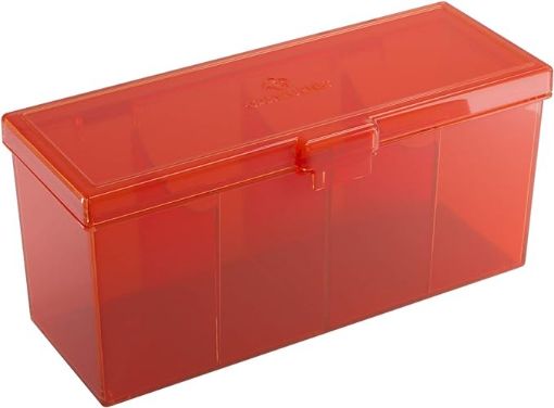 Imagen de Caja Organizadora De 4 Compartimentos - Storage Box Fourtress 320+ Red Gamegenic