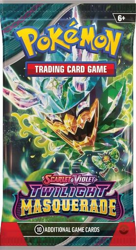 Imagen de BOOSTER PACK SCARLET & VIOLET 6 - TWILIGHT MASQUERADE POKEMON - ENGLISH