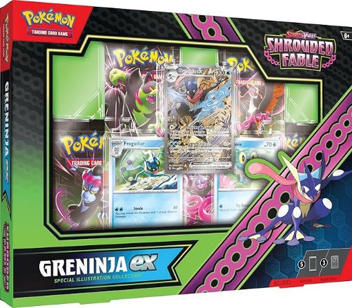 Imagen de KINGDRA EX/GRENINJA EX SPECIAL COLLECTION SCARLET & VIOLET 6.5 - SHROUDED FABLE POKEMON - ENGLISH