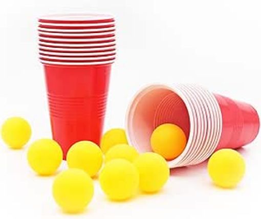 Imagen de BEER PONG 12 VASOS Y BOLAS