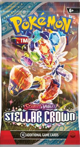 Imagen de BOOSTER PACK SCARLET & VIOLET 7 STELLAR CROWN POKEMON - ENGLISH