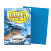 Imagen de PROTECTORES DE TARJETA - SLEEVES STANDARD MATTE 2-1/2"X3-1/2" SAPPHIRE 100CT. DRAGON SHIELD