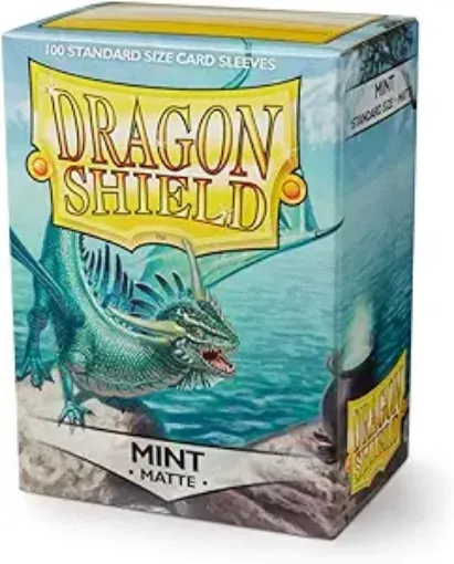 Imagen de Protectores De Tarjeta - Sleeves Standard Matte 2-1/2"x3-1/2" Mint 100ct. Dragon Shield