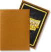 Imagen de Protectores De Tarjeta - Sleeves Standard Matte 2-1/2"x3-1/2" Gold 100ct. Dragon Shield