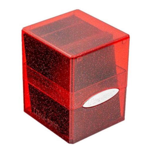 Imagen de Porta Deck - Satin Cube 100+ - Glitter Red Ultra Pro