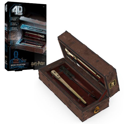 Imagen de Rompecabezas 4d Harry Potter 4 Wands